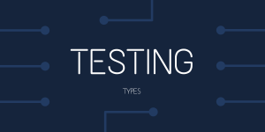 Software testing types