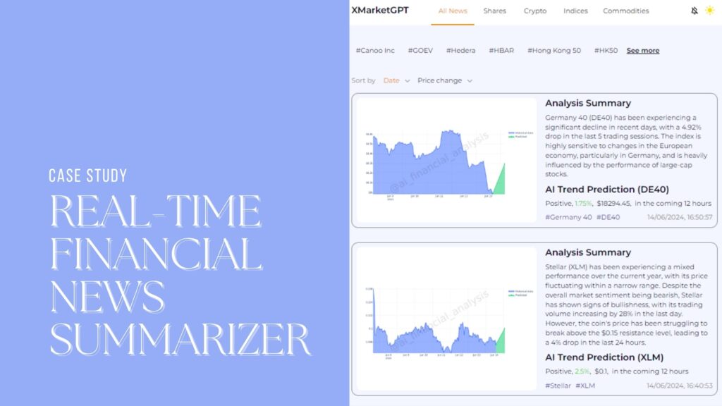 ai real time financila news summarizer